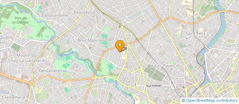 localisation de l'entreprise MADAME CLAIRE HAMEAU  NANTES