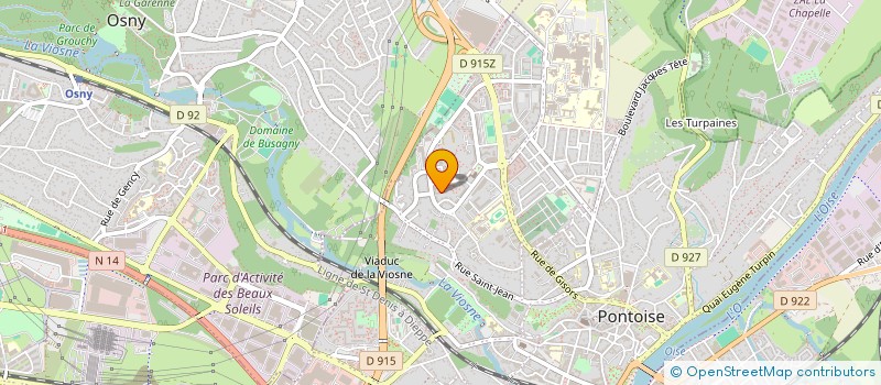 localisation de l'entreprise MADAME CLAIRE HAMMOUDI  PONTOISE