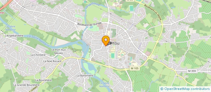 localisation de l'entreprise MADAME CLAIRE HAMON  VERTOU