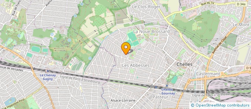 localisation de l'entreprise MADAME CLAIRE HARRIS à CHELLES