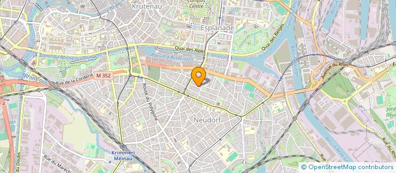 localisation de l'entreprise MADAME CLAIRE HARTMANN à STRASBOURG