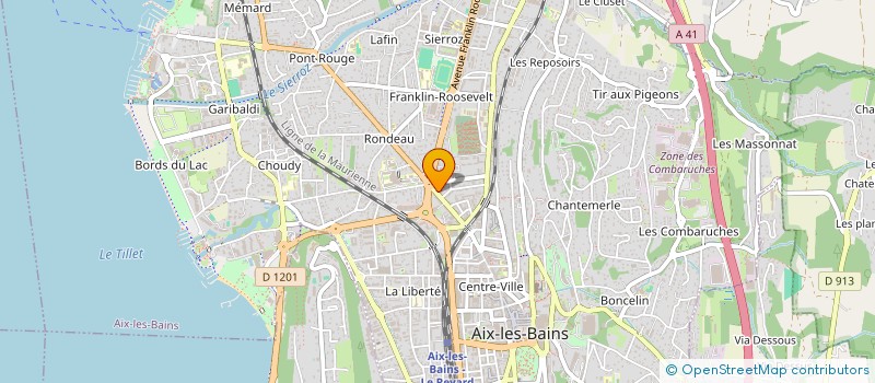 localisation de l'entreprise MADAME CLAIRE HASCOET à AIX-LES-BAINS