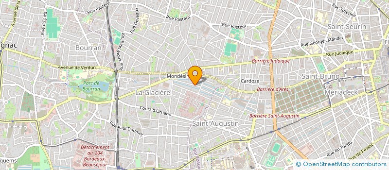 localisation de l'entreprise MADAME CLAIRE HAVERLAN  MERIGNAC