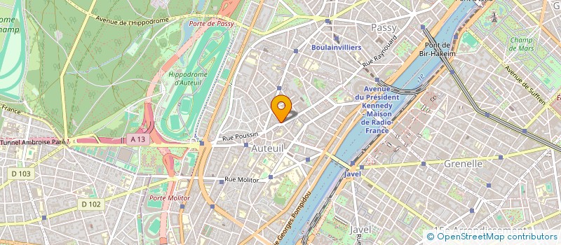 localisation de l'entreprise MADAME CLAIRE HAZERA  PARIS