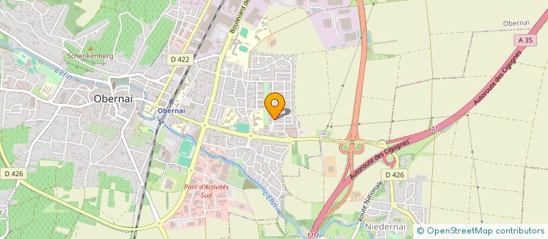 localisation de l'entreprise MADAME CLAIRE HECK  OBERNAI