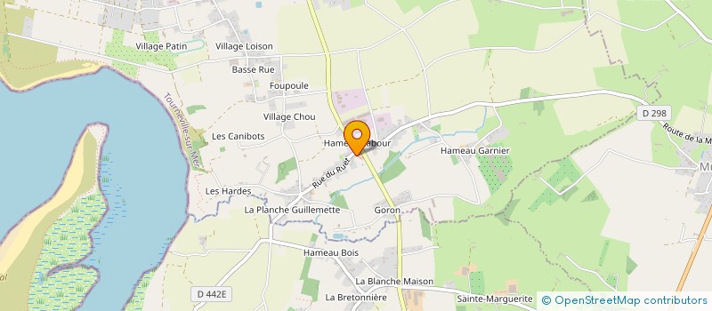localisation de l'entreprise MADAME CLAIRE HEDOUIN à TOURNEVILLE-SUR-MER