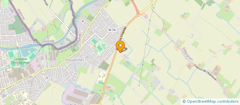 localisation de l'entreprise MADAME CLAIRE-HELENE DEFFRENNES  HOUPLINES