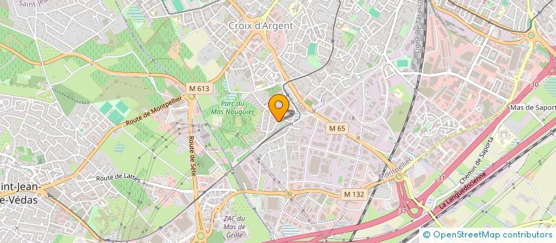 localisation de l'entreprise MADAME CLAIRE HELENE MOERSCHEL à MONTPELLIER