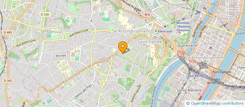 localisation de l'entreprise MADAME CLAIRE HENIN à LYON