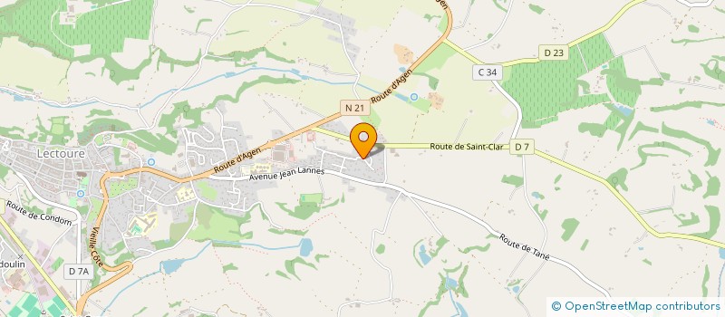 localisation de l'entreprise MADAME CLAIRE HENRY  LECTOURE