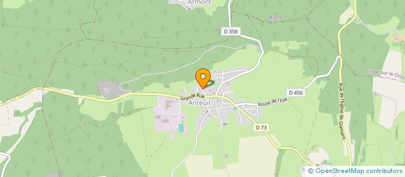 localisation de l'entreprise MADAME CLAIRE HERARD  ANTEUIL