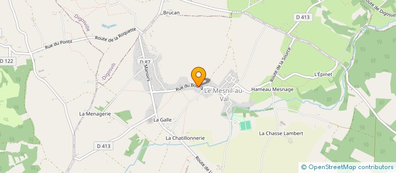 localisation de l'entreprise MADAME CLAIRE HERLAND à DIGOSVILLE
