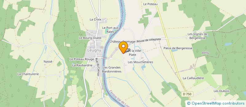 localisation de l'entreprise MADAME CLAIRE HERVE à LA GUERCHE