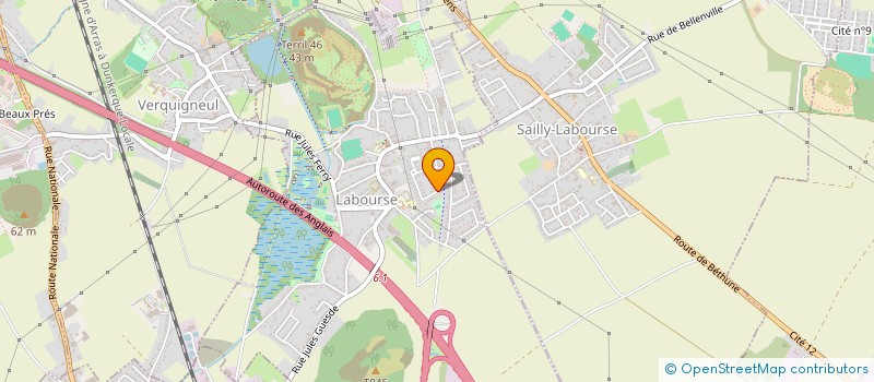 localisation de l'entreprise MADAME CLAIRE HUBLE  LABOURSE