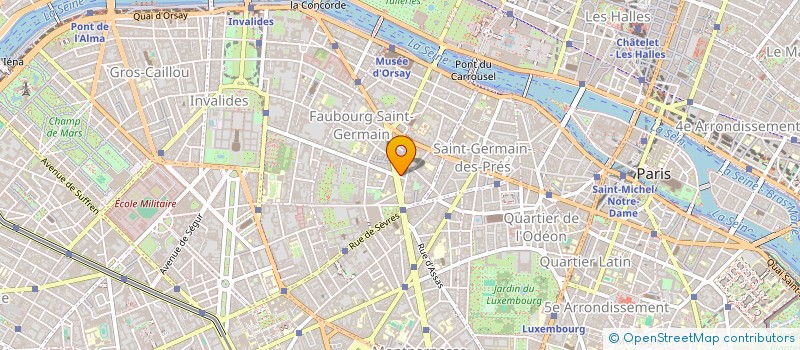 localisation de l'entreprise MADAME CLAIRE HULIN à PARIS