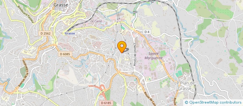 localisation de l'entreprise MADAME CLAIRE HUOT à GRASSE
