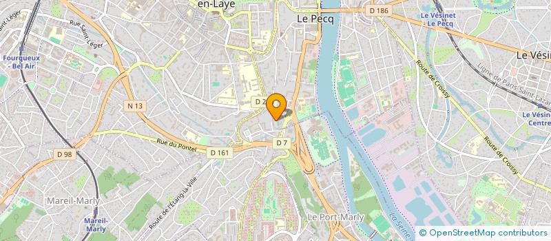 localisation de l'entreprise MADAME CLAIRE IBANEZ  LE PECQ