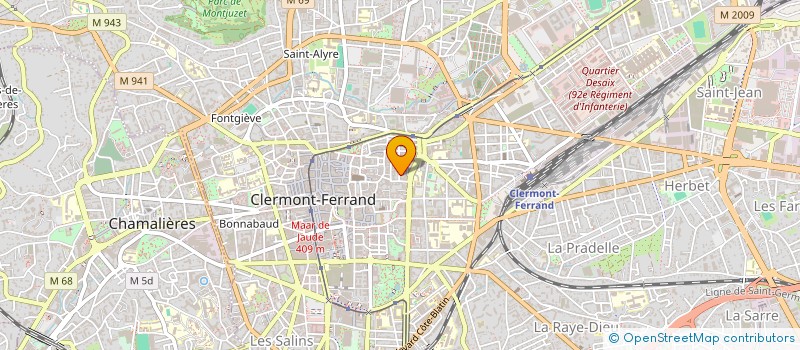 localisation de l'entreprise MADAME CLAIRE IEHL  CLERMONT-FERRAND