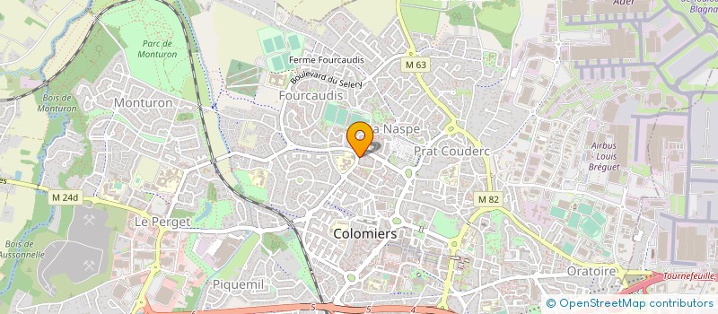 localisation de l'entreprise MADAME CLAIRE IGLESIAS à COLOMIERS