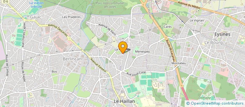 localisation de l'entreprise MADAME CLAIRE IGLESIAS-VALDES  LE HAILLAN