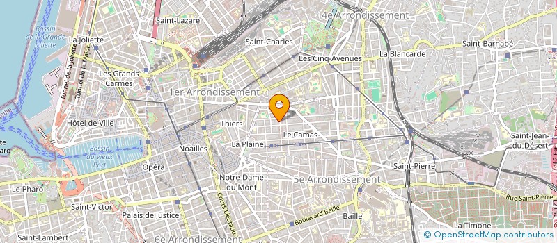 localisation de l'entreprise MADAME CLAIRE IMBERT à MARSEILLE