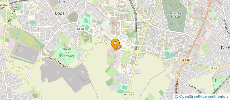 localisation de l'entreprise MADAME CLAIRE IMBERT  LOOS