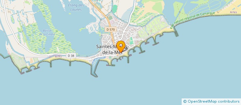 localisation de l'entreprise MADAME CLAIRE INESTA  SAINTES-MARIES-DE-LA-MER