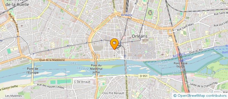 localisation de l'entreprise MADAME CLAIRE JACHEET à ORLEANS