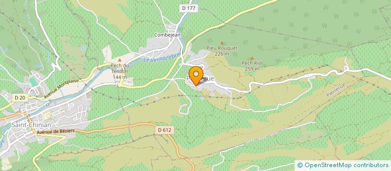 localisation de l'entreprise MADAME CLAIRE JACOBSZOON  PIERRERUE