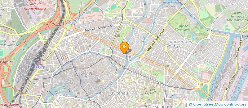 localisation de l'entreprise MADAME CLAIRE JACQUEMIN à STRASBOURG