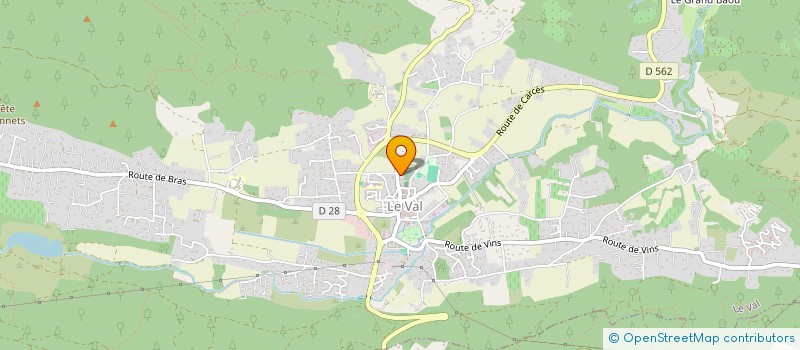 localisation de l'entreprise MADAME CLAIRE JACQUEMIN  LE VAL