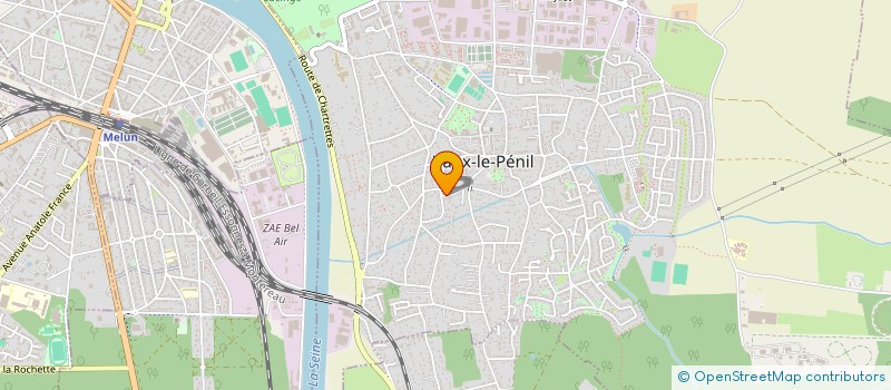 localisation de l'entreprise MADAME CLAIRE JACQUET à VAUX-LE-PENIL