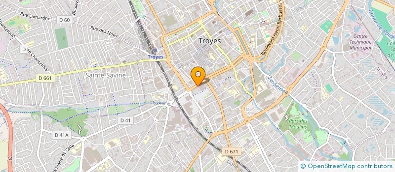 localisation de l'entreprise MADAME CLAIRE JACQUIER  TROYES