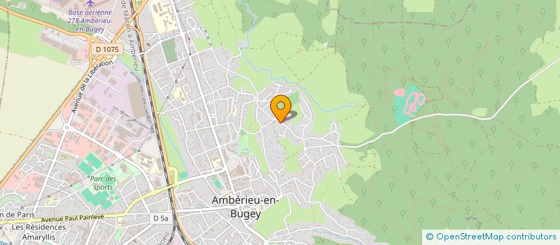 localisation de l'entreprise MADAME CLAIRE JACQUOT  AMBERIEU-EN-BUGEY