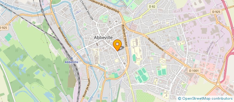 localisation de l'entreprise MADAME CLAIRE JALADIS à ABBEVILLE