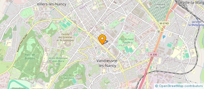 localisation de l'entreprise MADAME CLAIRE JAMEY  VANDUVRE-LES-NANCY