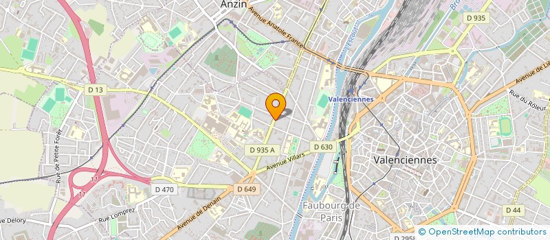 localisation de l'entreprise MADAME CLAIRE JAMOULLE à VALENCIENNES