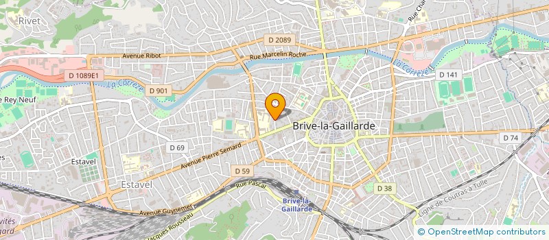 localisation de l'entreprise MADAME CLAIRE JARIL à BRIVE-LA-GAILLARDE