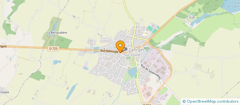 localisation de l'entreprise MADAME CLAIRE JAROUSSEAU  SAINT-GEORGES-SUR-LOIRE