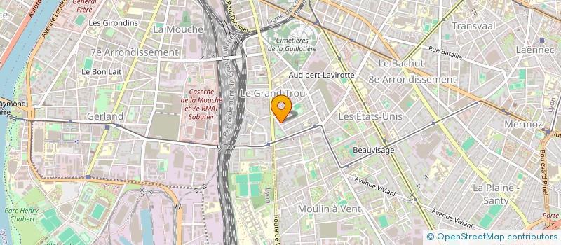 localisation de l'entreprise MADAME CLAIRE JEAN  LYON