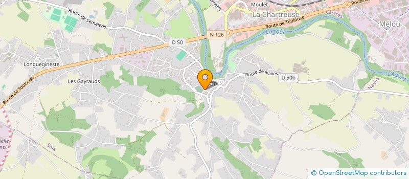 localisation de l'entreprise MADAME CLAIRE JEANNE MARIE TAUDOU  SAIX