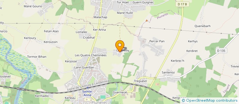 localisation de l'entreprise MADAME CLAIRE JEGOUSSE  PLUNERET