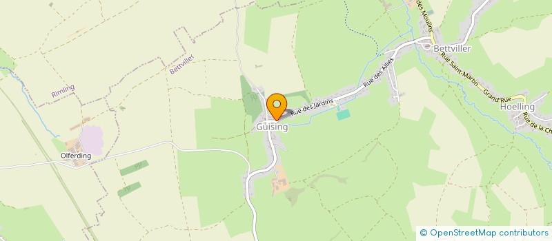 localisation de l'entreprise MADAME CLAIRE JOHANN  PETIT-REDERCHING