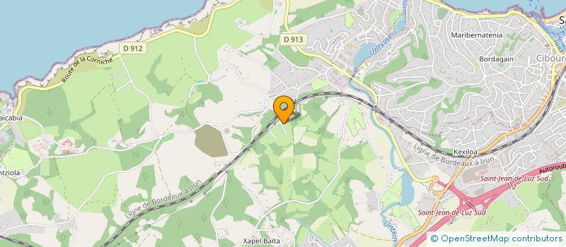 localisation de l'entreprise MADAME CLAIRE JOLLY  URRUGNE