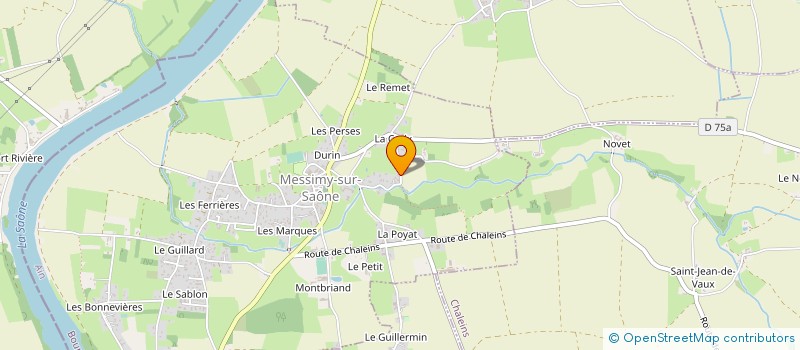localisation de l'entreprise MADAME CLAIRE JOLY à MESSIMY-SUR-SAONE