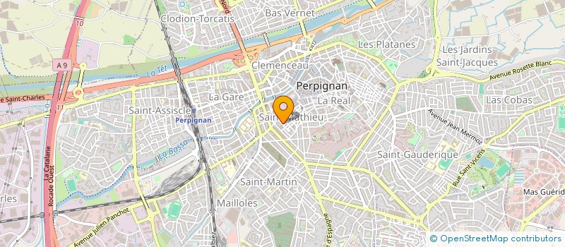 localisation de l'entreprise MADAME CLAIRE JONCA  PERPIGNAN