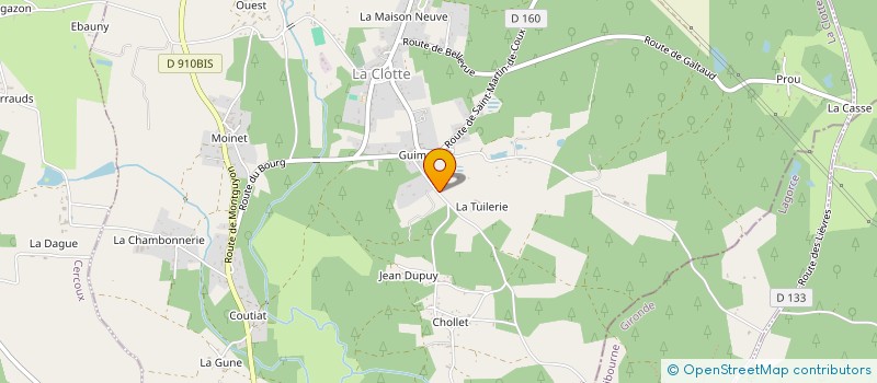 localisation de l'entreprise MADAME CLAIRE JOUBERT  LA BARDE