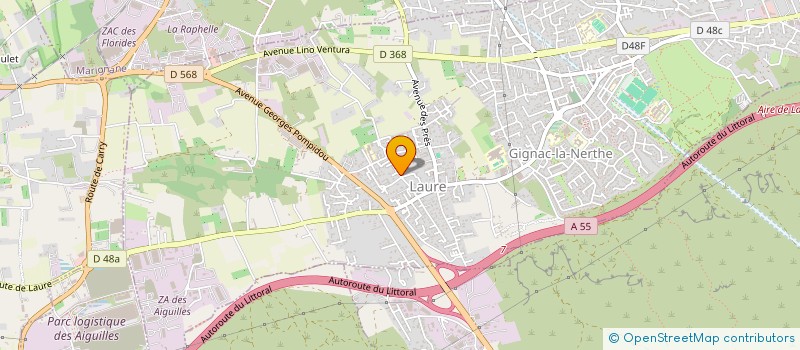 localisation de l'entreprise MADAME CLAIRE JOUVEAU à GIGNAC-LA-NERTHE