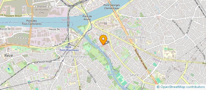 localisation de l'entreprise MADAME CLAIRE JUBAN  NANTES