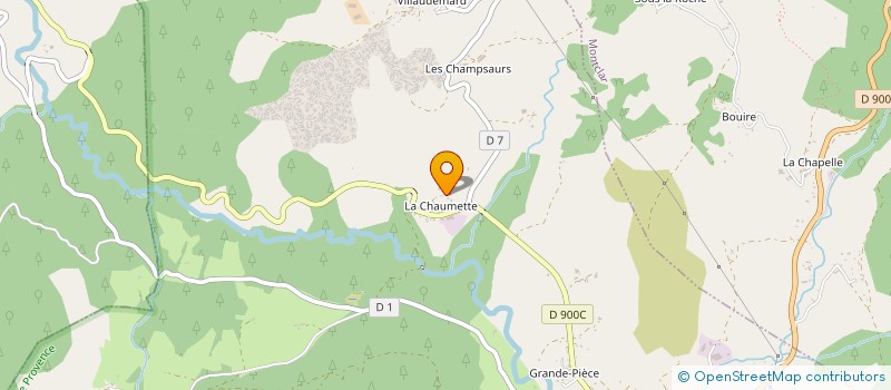 localisation de l'entreprise MADAME CLAIRE JUBIN  MONTCLAR